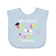 thumbnail image 1 of Inktastic My Uncle Graduated and I'm Super Proud Boys or Girls Baby Bib, 1 of 4