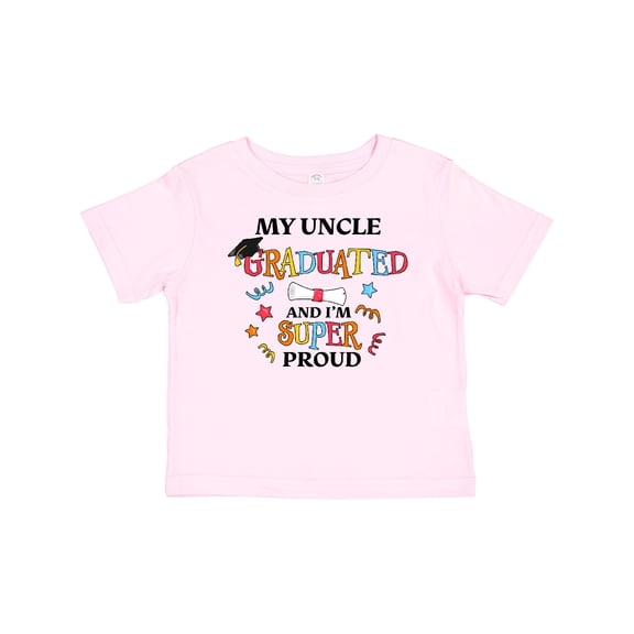 Inktastic My Uncle Graduated and I'm Super Proud Boys or Girls Baby T-Shirt