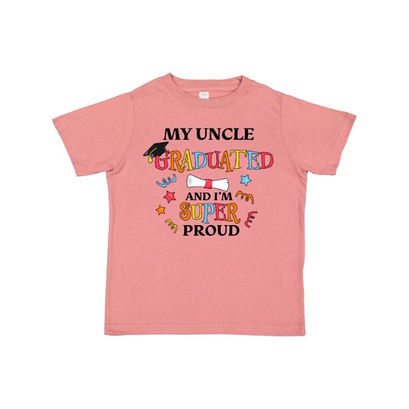 Inktastic My Uncle Graduated and I'm Super Proud Boys or Girls Toddler T-Shirt