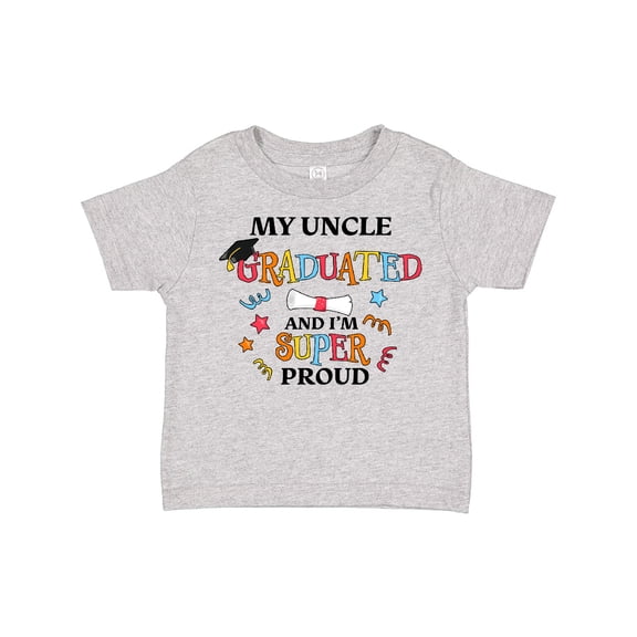 Inktastic My Uncle Graduated and I'm Super Proud Boys or Girls Toddler T-Shirt