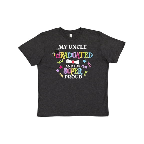 Inktastic My Uncle Graduated and I'm Super Proud Youth T-Shirt