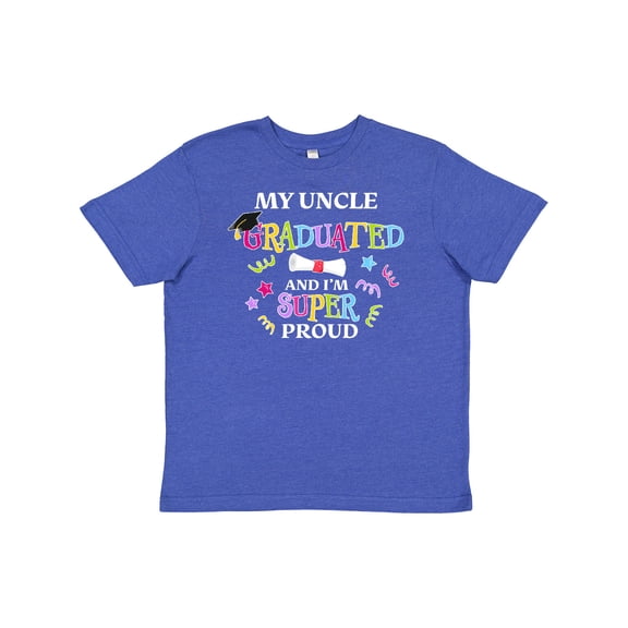 Inktastic My Uncle Graduated and I'm Super Proud Youth T-Shirt