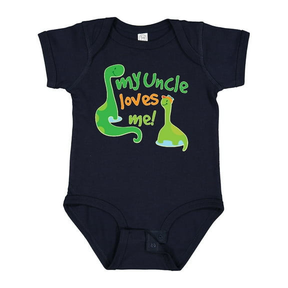 Inktastic My Uncle Loves Me Boys Baby Bodysuit