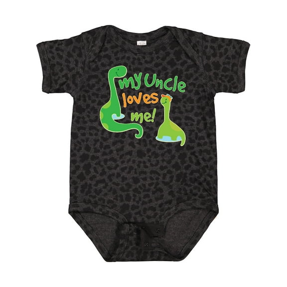 Inktastic My Uncle Loves Me Boys Baby Bodysuit