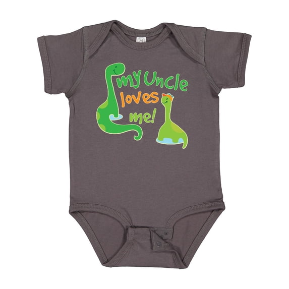 Inktastic My Uncle Loves Me Boys Baby Bodysuit