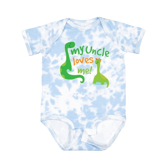 Inktastic My Uncle Loves Me Boys Baby Bodysuit