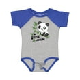 thumbnail image 1 of Inktastic My Uncle Loves Me Cute Panda Boys or Girls Baby Bodysuit, 1 of 5