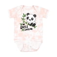 thumbnail image 1 of Inktastic My Uncle Loves Me Cute Panda Boys or Girls Baby Bodysuit, 1 of 5