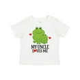 thumbnail image 1 of Inktastic My Uncle Loves Me Frog Boys or Girls Toddler T-Shirt, 1 of 5