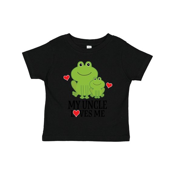 Inktastic My Uncle Loves Me Frog Boys or Girls Toddler T-Shirt