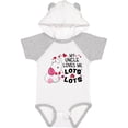 thumbnail image 1 of Inktastic My Uncle Loves Me Lots and Lots Cute Elephant Boys or Girls Baby Bodysuit, 1 of 5