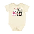 thumbnail image 1 of Inktastic My Uncle Loves Me Lots and Lots Cute Elephant Boys or Girls Baby Bodysuit, 1 of 5