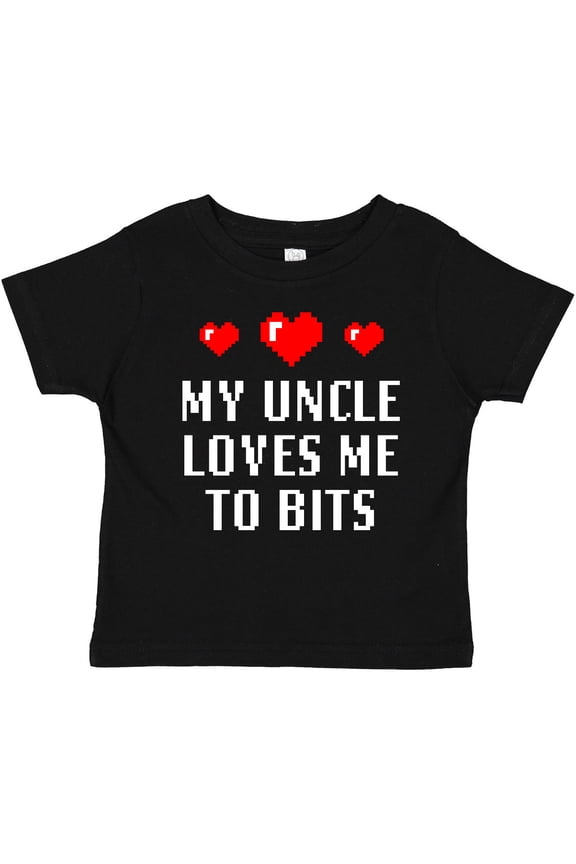 My Uncle Loves Me to Bits Boys or Girls Baby T-Shirt