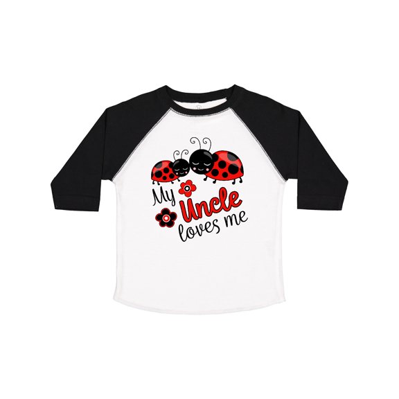 Inktastic My Uncle Loves Me with Cute Ladybugs Boys or Girls Toddler T-Shirt