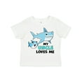 thumbnail image 1 of Inktastic My Uncle Loves Me with Cute Sharks Boys or Girls Toddler T-Shirt, 1 of 5
