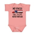 thumbnail image 1 of Inktastic My Uncle Still Plays with Trucks Boys or Girls Baby Bodysuit, 1 of 5