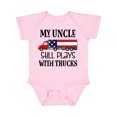 thumbnail image 1 of Inktastic My Uncle Still Plays with Trucks Boys or Girls Baby Bodysuit, 1 of 5