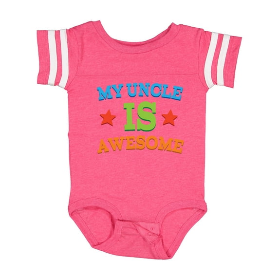 Inktastic My Uncle is Awesome Boys or Girls Baby Bodysuit