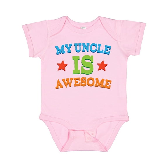 Inktastic My Uncle is Awesome Boys or Girls Baby Bodysuit