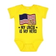 thumbnail image 1 of Inktastic My Uncle is My Hero Military Nephew Boys or Girls Baby Bodysuit, 1 of 5