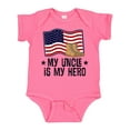 thumbnail image 1 of Inktastic My Uncle is My Hero Military Nephew Boys or Girls Baby Bodysuit, 1 of 5