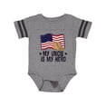 thumbnail image 1 of Inktastic My Uncle is My Hero Military Nephew Boys or Girls Baby Bodysuit, 1 of 4
