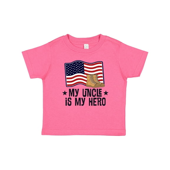 Inktastic My Uncle is My Hero Military Nephew Boys or Girls Baby T-Shirt