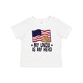 thumbnail image 1 of Inktastic My Uncle is My Hero Military Nephew Boys or Girls Baby T-Shirt, 1 of 5