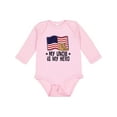 thumbnail image 1 of Inktastic My Uncle is My Hero Military Nephew Boys or Girls Long Sleeve Baby Bodysuit, 1 of 5