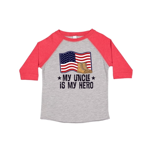 Inktastic My Uncle is My Hero Military Nephew Boys or Girls Toddler T-Shirt