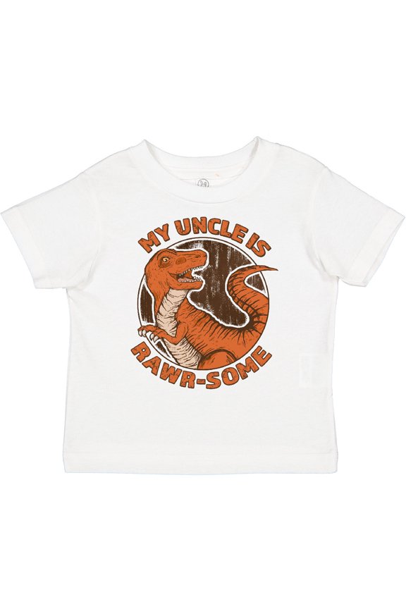 My Uncle is Rawr-some Boys or Girls Toddler T-Shirt