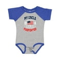 thumbnail image 1 of Inktastic My Uncle is a Firefighter Nephew Boys or Girls Baby Bodysuit, 1 of 5