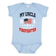 thumbnail image 1 of Inktastic My Uncle is a Firefighter Nephew Boys or Girls Baby Bodysuit, 1 of 5