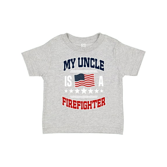 Inktastic My Uncle is a Firefighter Nephew Boys or Girls Toddler T-Shirt