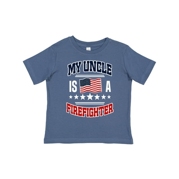 Inktastic My Uncle is a Firefighter Nephew Boys or Girls Toddler T-Shirt