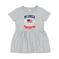 thumbnail image 1 of Inktastic My Uncle is a Firefighter Nephew Girls Baby Dress, 1 of 5