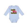 thumbnail image 1 of Inktastic My Uncle is a Firefighter with Fire Truck Boys or Girls Long Sleeve Baby Bodysuit, 1 of 5