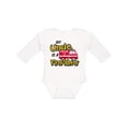 thumbnail image 1 of Inktastic My Uncle is a Firefighter with Fire Truck Boys or Girls Long Sleeve Baby Bodysuit, 1 of 5