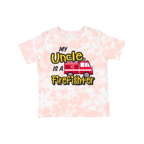Inktastic My Uncle is a Firefighter with Fire Truck Boys or Girls Toddler T-Shirt