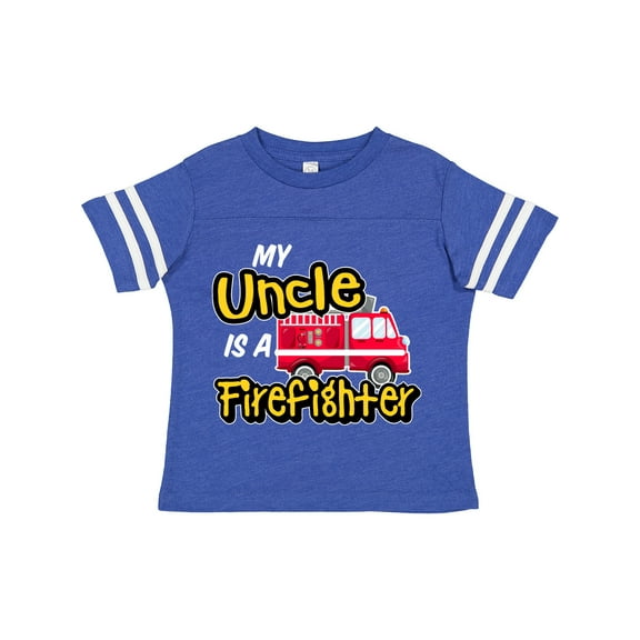 Inktastic My Uncle is a Firefighter with Fire Truck Boys or Girls Toddler T-Shirt