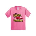 thumbnail image 1 of Inktastic My Uncle is a Firefighter with Fire Truck Youth T-Shirt, 1 of 5