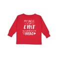 thumbnail image 1 of Inktastic My Uncle is an EMT and a Hero Boys or Girls Long Sleeve Toddler T-Shirt, 1 of 5