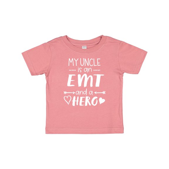 Inktastic My Uncle is an Emt and a Hero Boys or Girls Baby T-Shirt