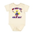thumbnail image 1 of Inktastic My Very 1st 4th of July Boys or Girls Baby Bodysuit, 1 of 5