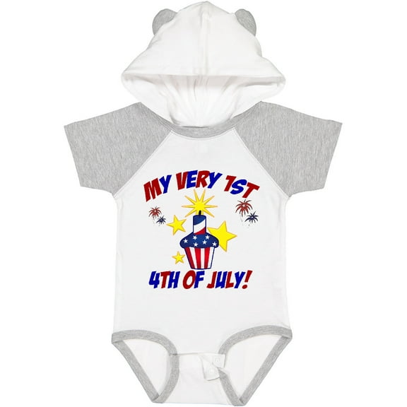 Inktastic My Very 1st 4th of July Boys or Girls Baby Bodysuit