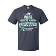 thumbnail image 1 of Inktastic My Wife is a Survivor Cervical Cancer Awareness T-Shirt, 1 of 5