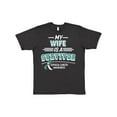 thumbnail image 1 of Inktastic My Wife is a Survivor Cervical Cancer Awareness T-Shirt, 1 of 5