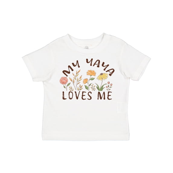 Inktastic My Yaya Loves Me Boys or Girls Toddler T-Shirt