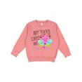 thumbnail image 1 of Inktastic My Yaya Loves Me Cute Dragonfly Toddler Sweatshirt, 1 of 4
