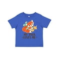 thumbnail image 1 of Inktastic My Yaya Loves Me Cute Fox Boys or Girls Toddler T-Shirt, 1 of 5